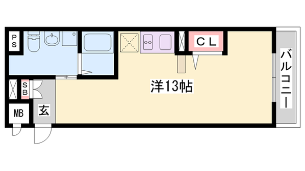 明石駅 徒歩5分 2階の物件間取画像